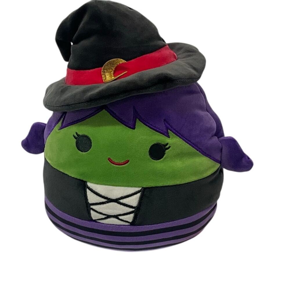 NWT Squishmallows Flipamallows 10" Roslyn Witch & Cleo the Cat New Reversible